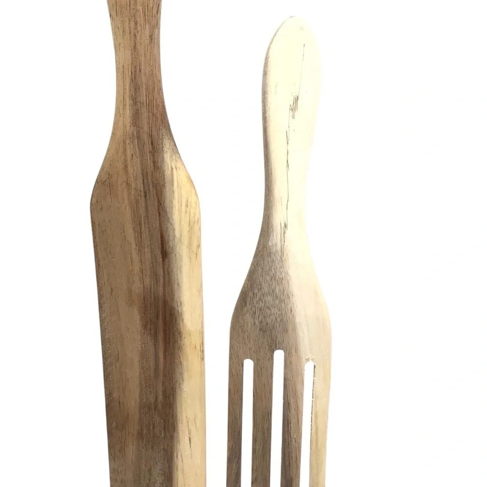 2Pc As Seen on TV Mad Hungry Original Acacia Spurtle Utensils, Natural